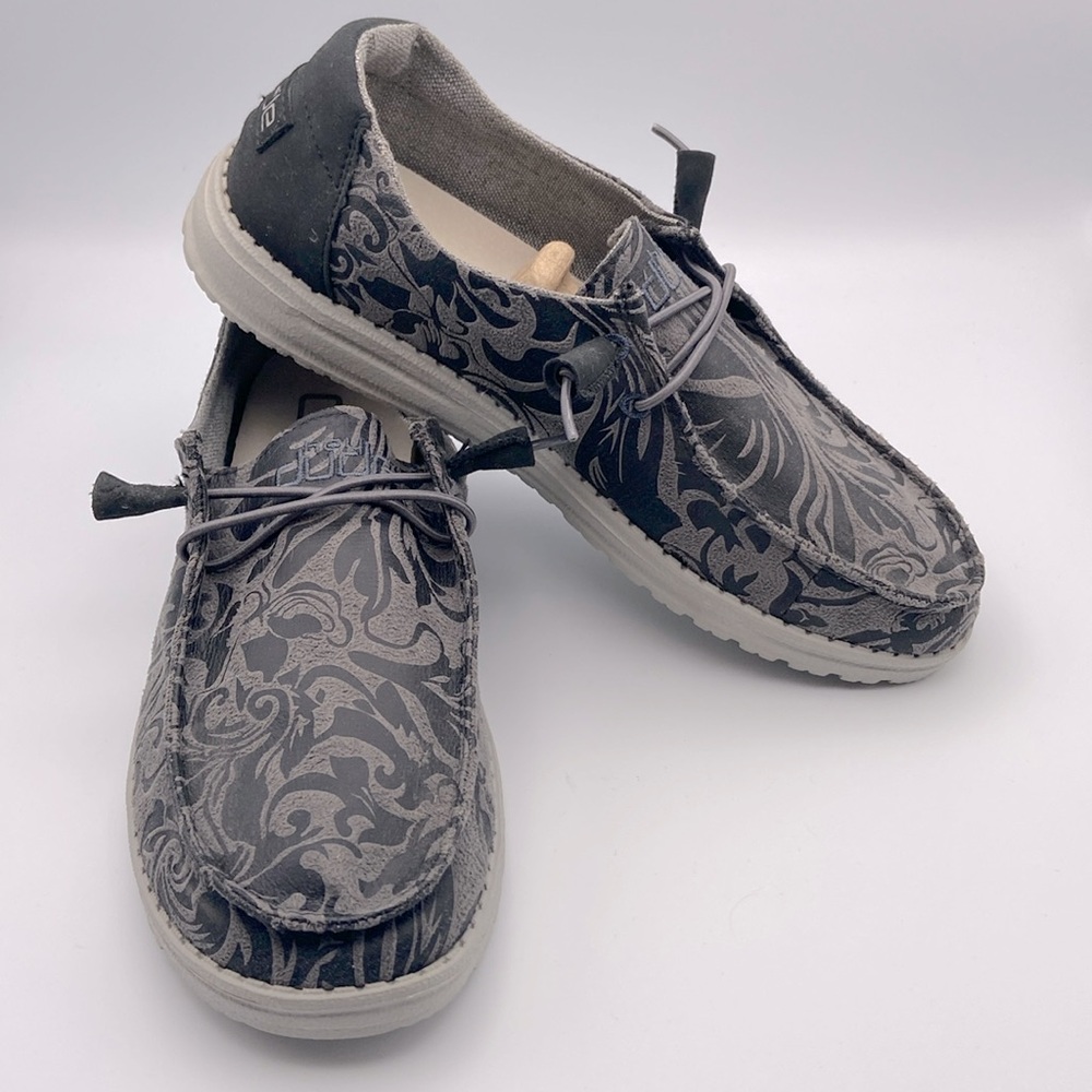 Hey Dude Women's Wendy Ranch Gunmetal Sz 9